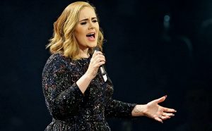 HAMBURG, GERMANY - MAY 10: Adele performs at Barclaycard Arena on May 10, 2016 in Hamburg, Germany. (Photo by Joern Pollex/Getty Images for September Management)