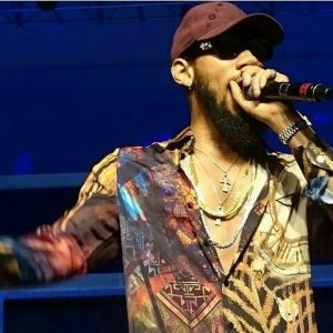 Phyno performing on stage