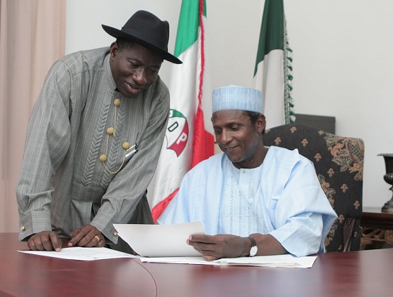 Yar'Adua and Jonathan