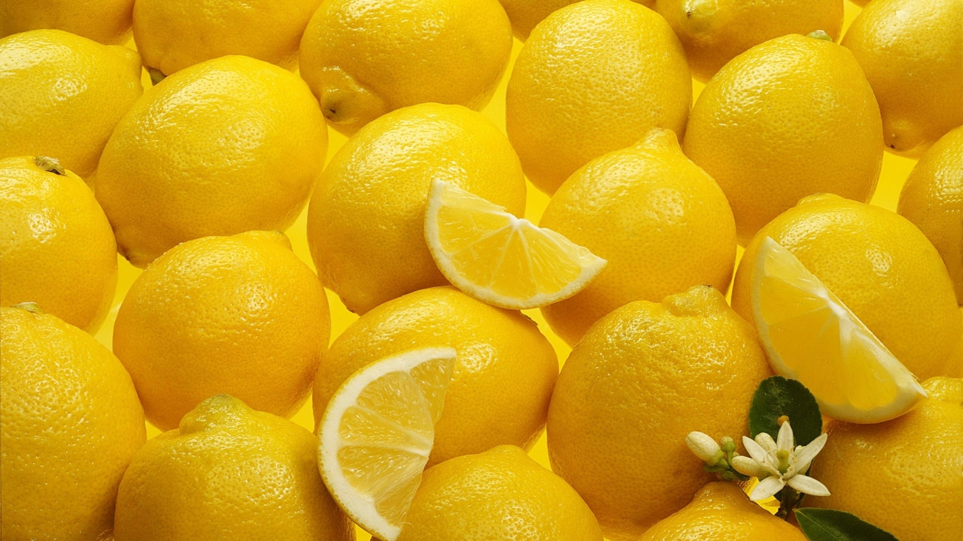 Juicy Lemons HD Desktop Background