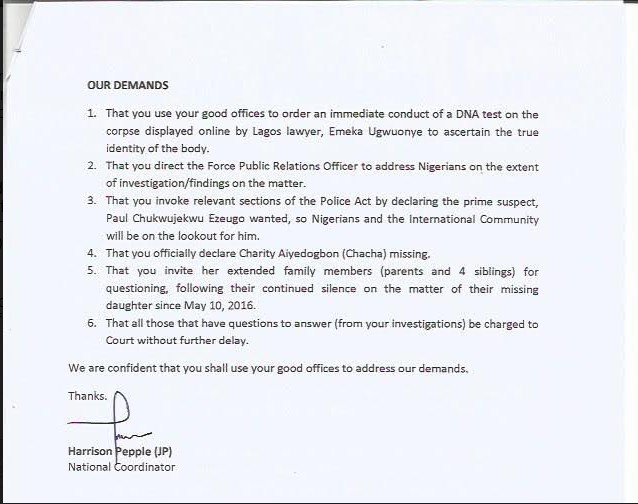Letter Coalition against Crime1