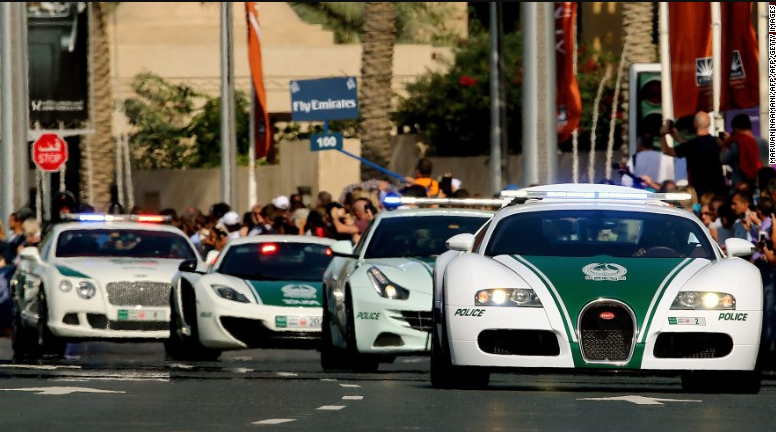 Detained Dubai Police
