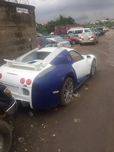 $1.7million Bugatti Veyron Car Spotted In Lagos