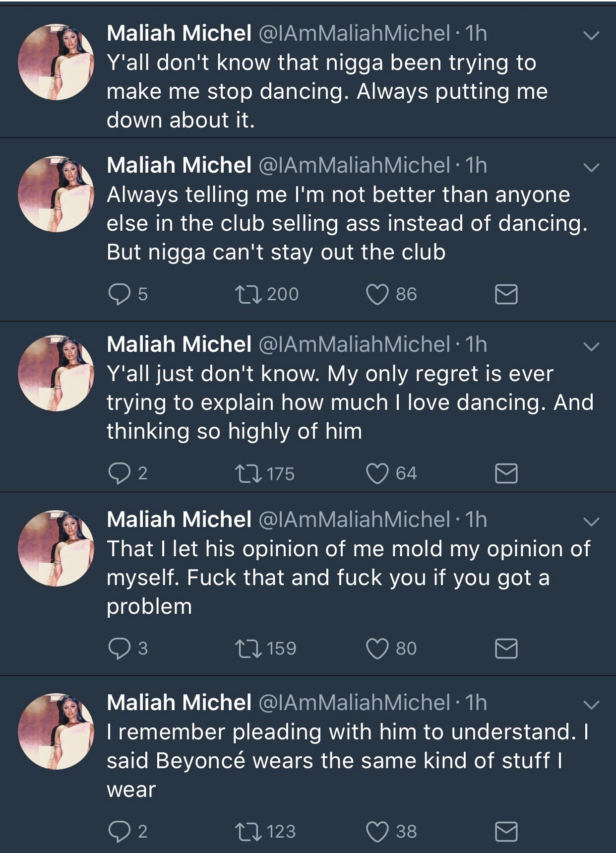 Twitter maliah michel Maliah Michel