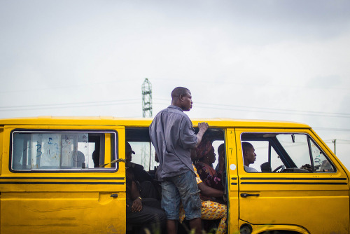 Lagos bus conductor