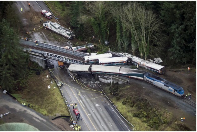 Amtrak train wreck