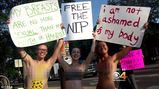 free the nipple movement supporters