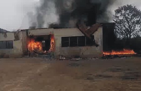 fire in plaza in owerri