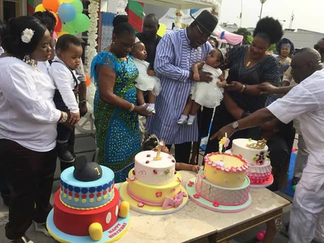 Governor Dickson and wife celebrate quadruplets first birthday