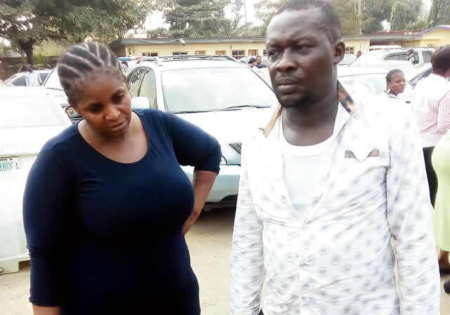 Adeola and Binta a couple who run a baby factory arrested