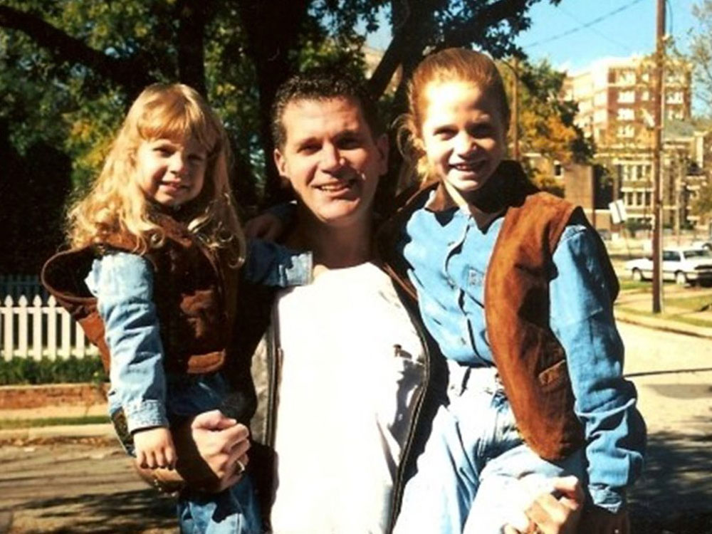 John Battaglia with his two children before he murdered them both in cold blood to get even with his ex