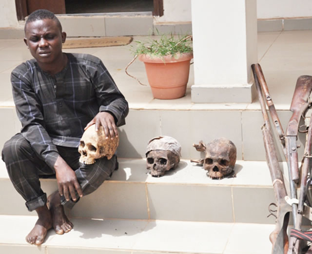 Mr. Suleiman Ajenifuja Lagos Tailor Caught with Three human skulls