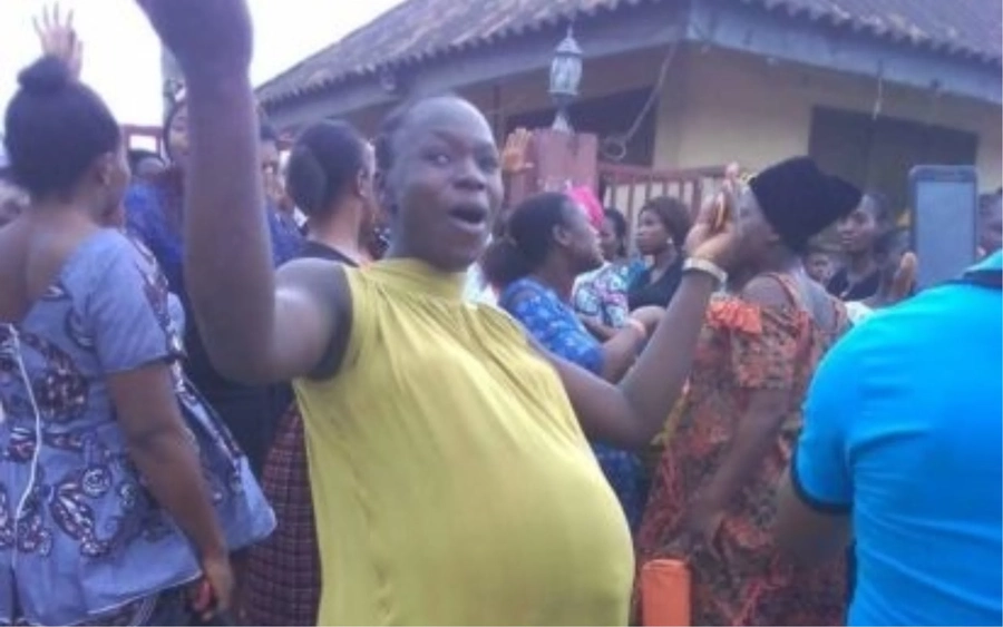 pregnant women protest in akure