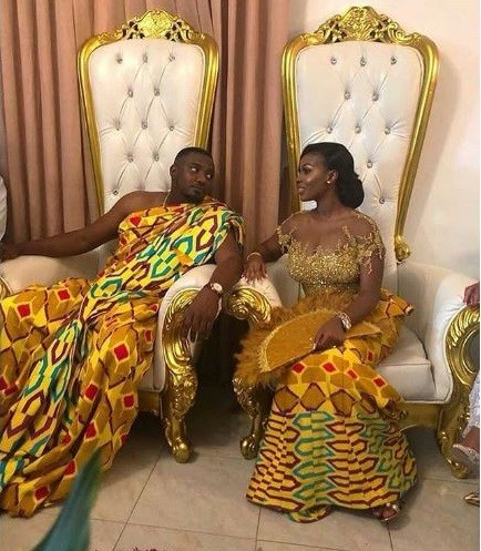 John Dumelo and his bride
