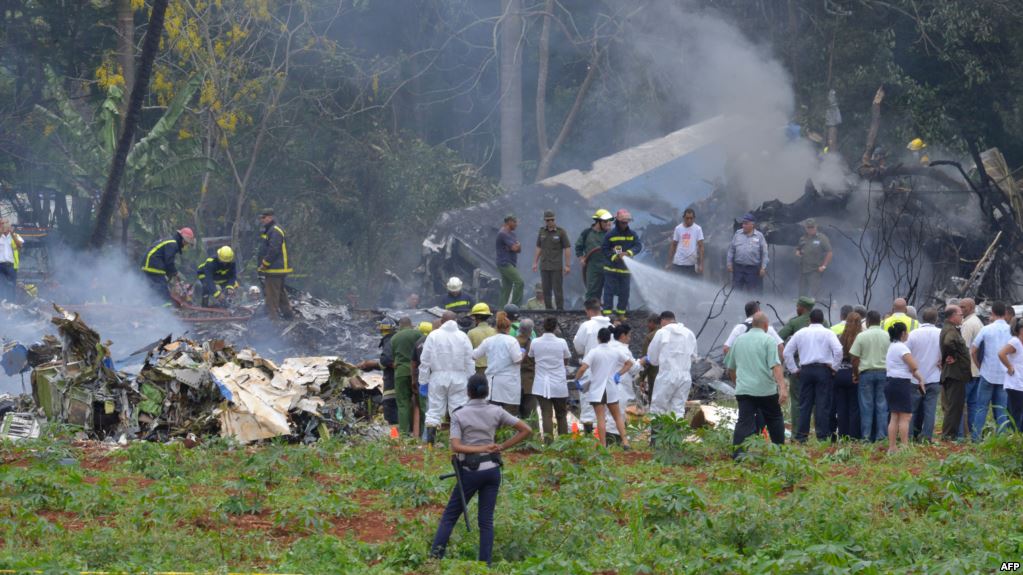 plane crash in Cuba after take off