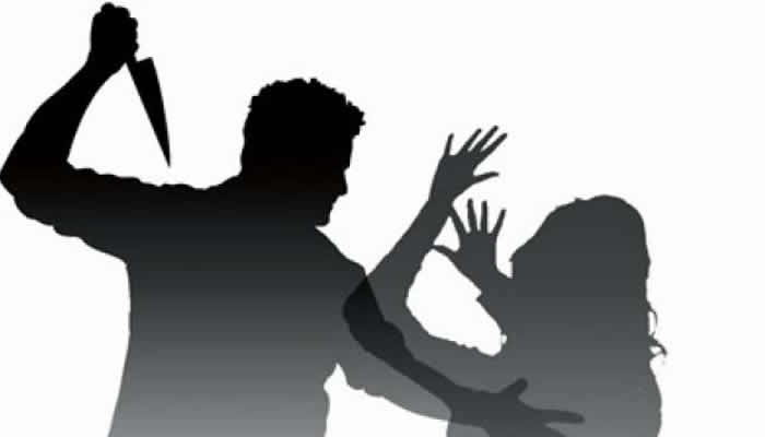 murder silhouette man stabbing woman