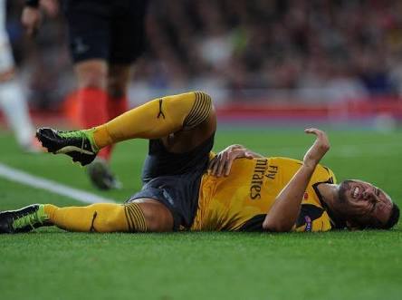 Cazorla's ankle injury at Champions League win over Ludogorets in October 2016