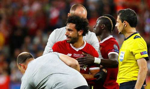 Salah Crying at the Champions League Final
