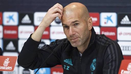 Photo of Zidane at a News Conference