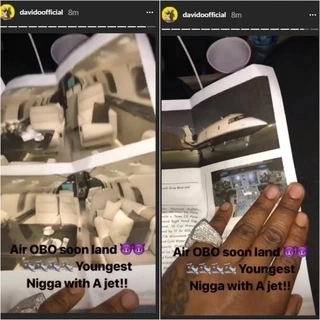 Proof of Davido's Purchase of New Private Jet