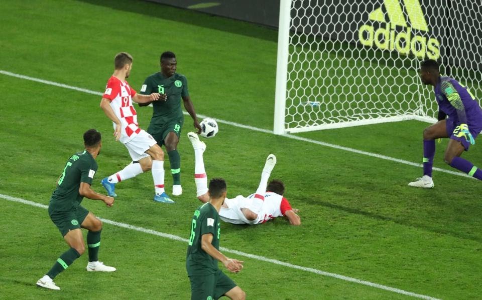 Croatia vs Nigeria, Etebo's own goal