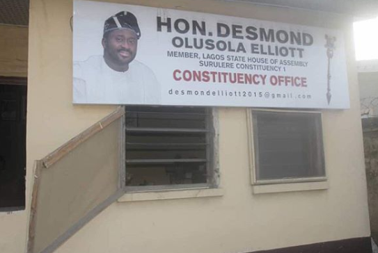 Desmond Elliot Office Raided