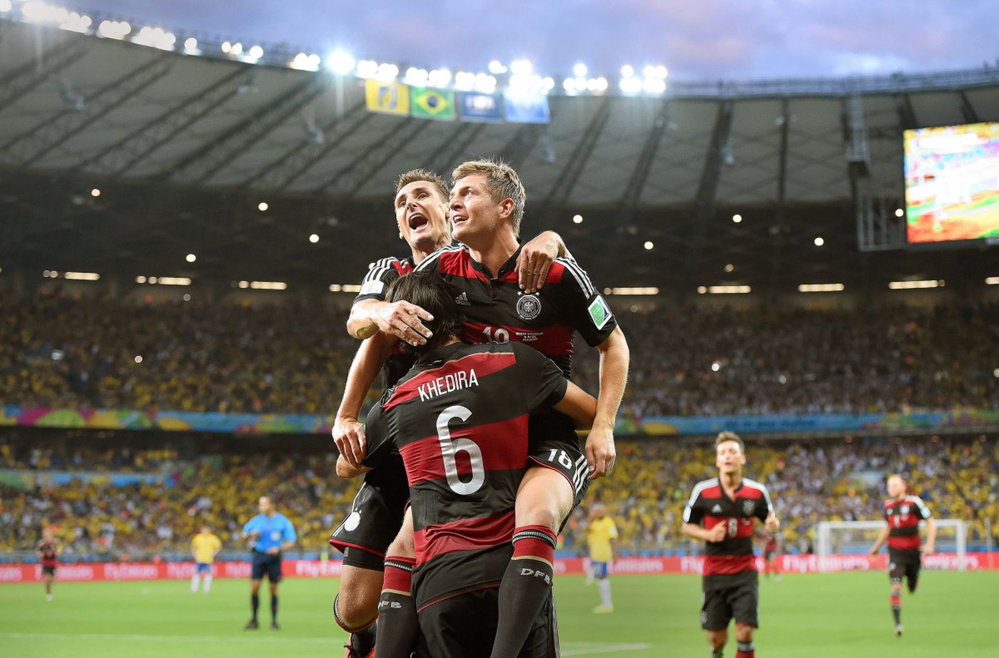 Germans Celebrating at the 2014 World Cup