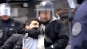 Macron aide Alexandre Benalla beats protester