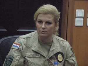 Croatian President, Kolinda Grabar-Kitarovic