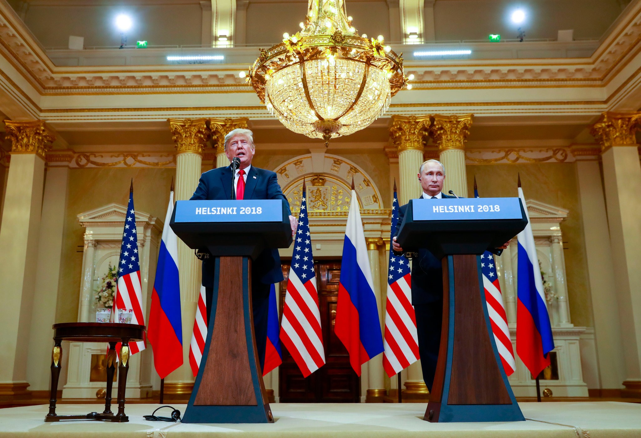 Donald Trump and Vladmir Putin