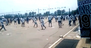 Youths fighting 