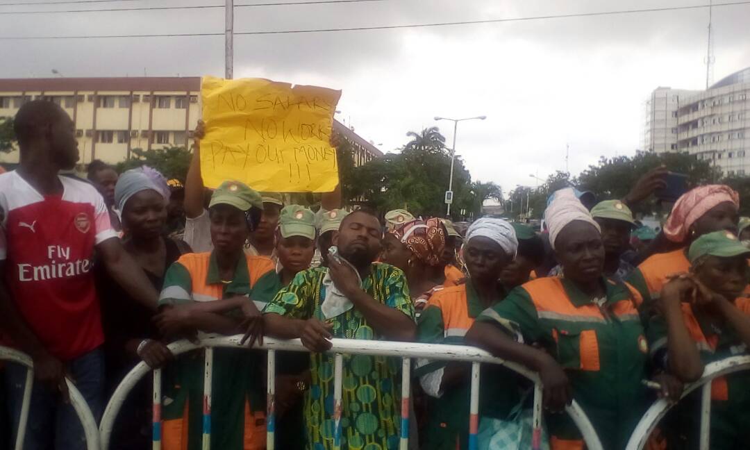Cleaner Lagos protesters