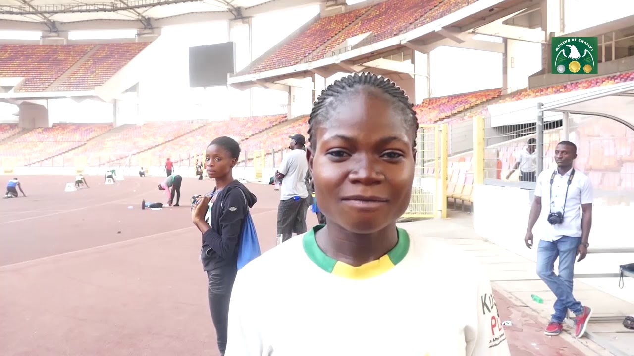 Nigerian sprinter, Rosemary Chukwuma