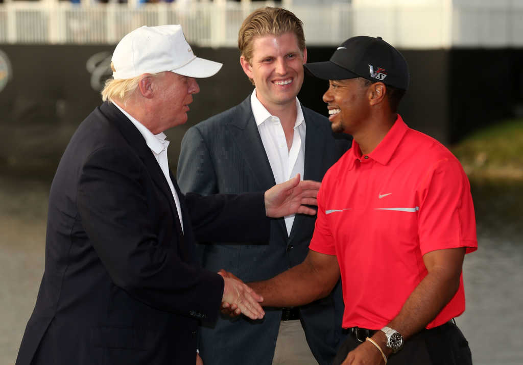 Donald Trump- Tiger Woods