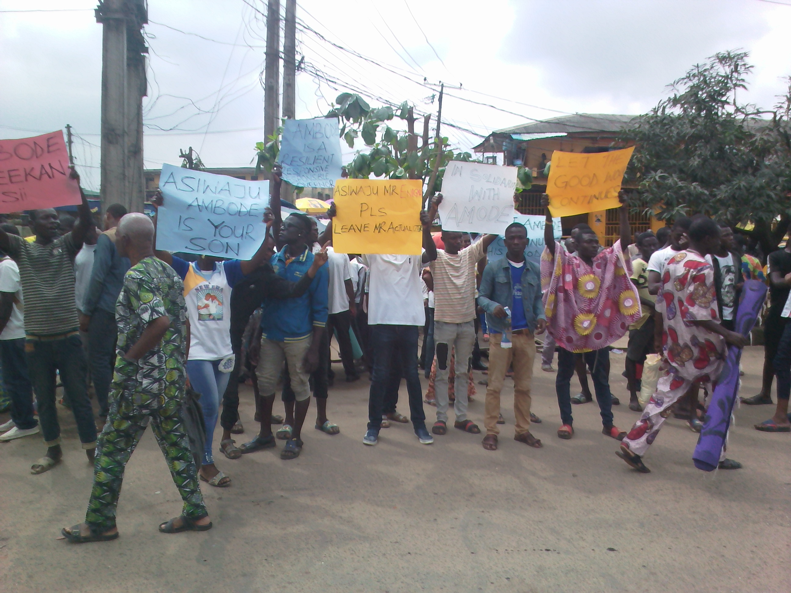 Ambode protesters