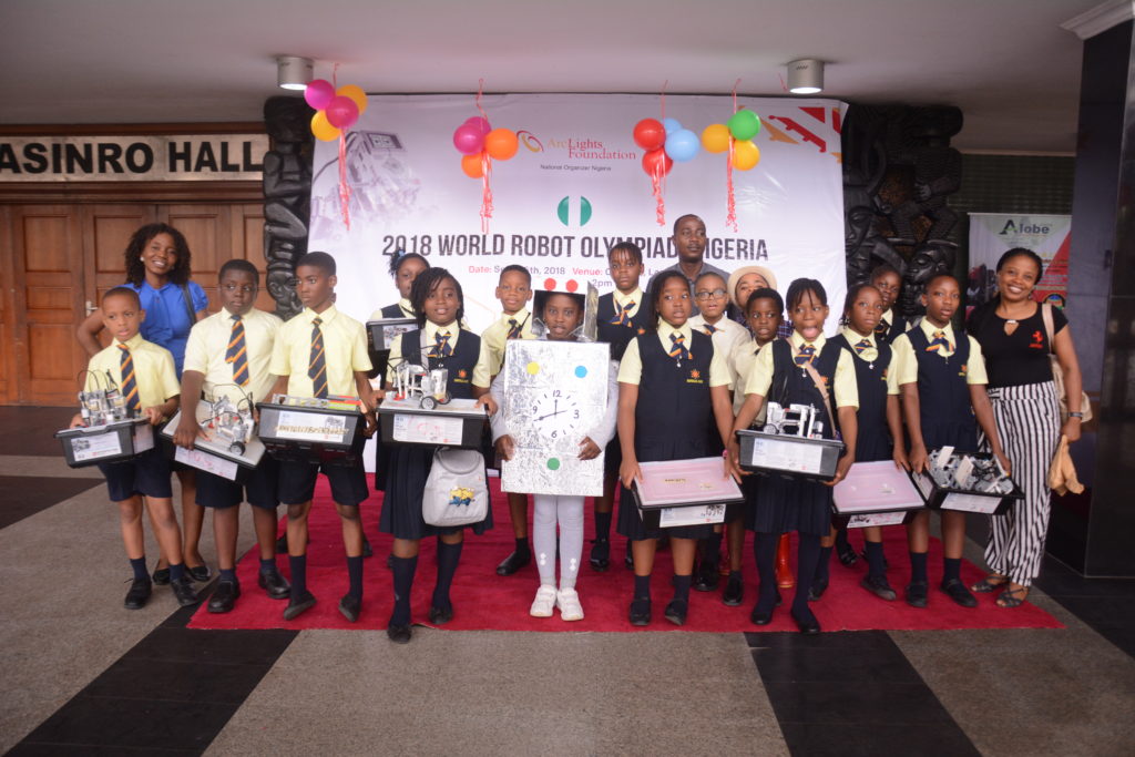 Nigerian Robot Olympiad contestants
