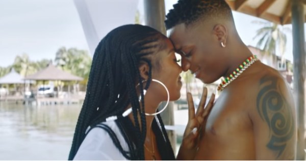 Wizkid and Tiwa Savage in Fever video