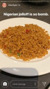 Blac Chyna's jollof rice