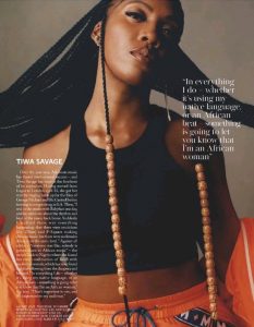 Tiwa Savage in British Vogue