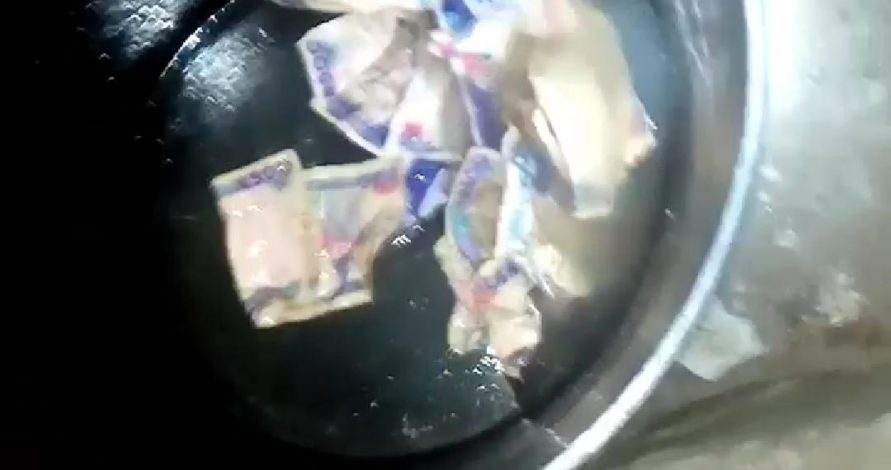 lady vomits cash in Delta