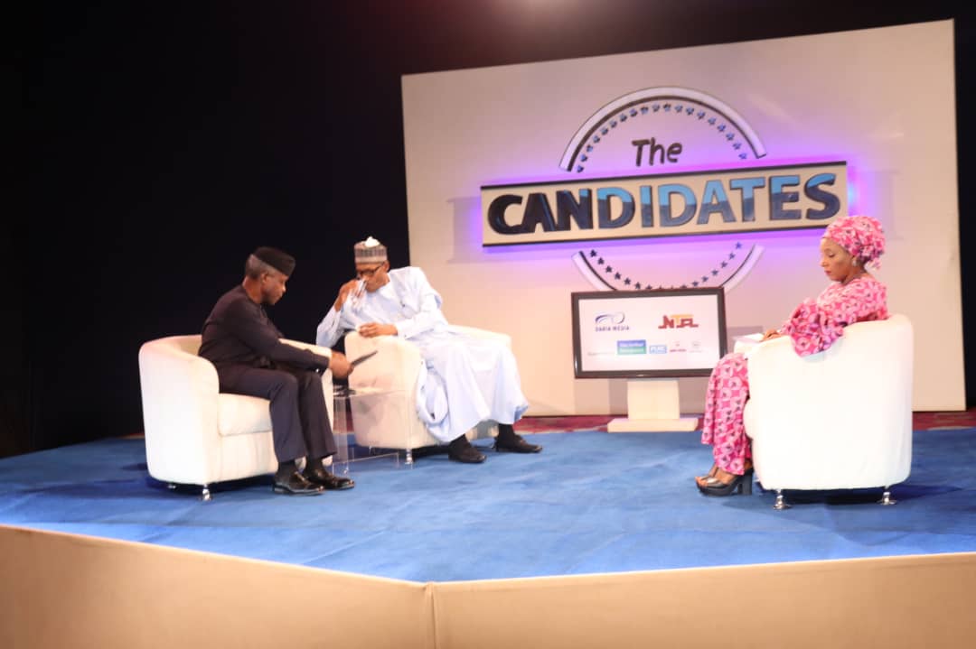 Buhari and Osinbajo at The Candidates