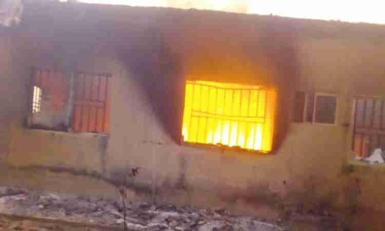 Fire-razes-INEC-office-in-Plateau