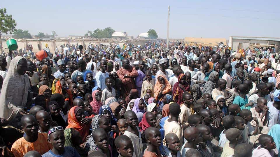 IDPs protest