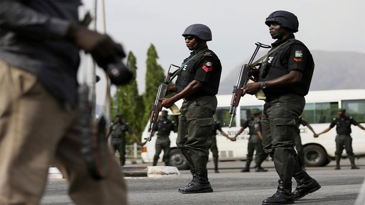 Nigeria-Police - security personnel