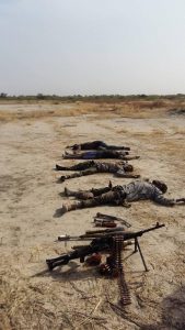Photos: Many terrorists killed as Army repel attack from Boko Haram in Borno