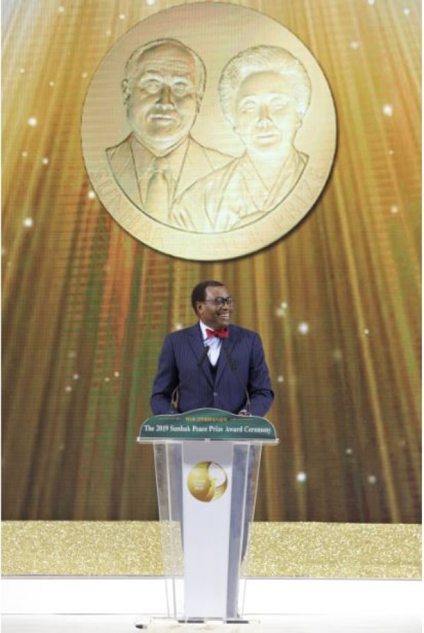Akinwumi Adesina - Sunhak Peace Prize