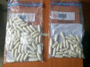 Italy bound Nigerian woman caught with 77 pellets of cocaine in Kenya (photos)