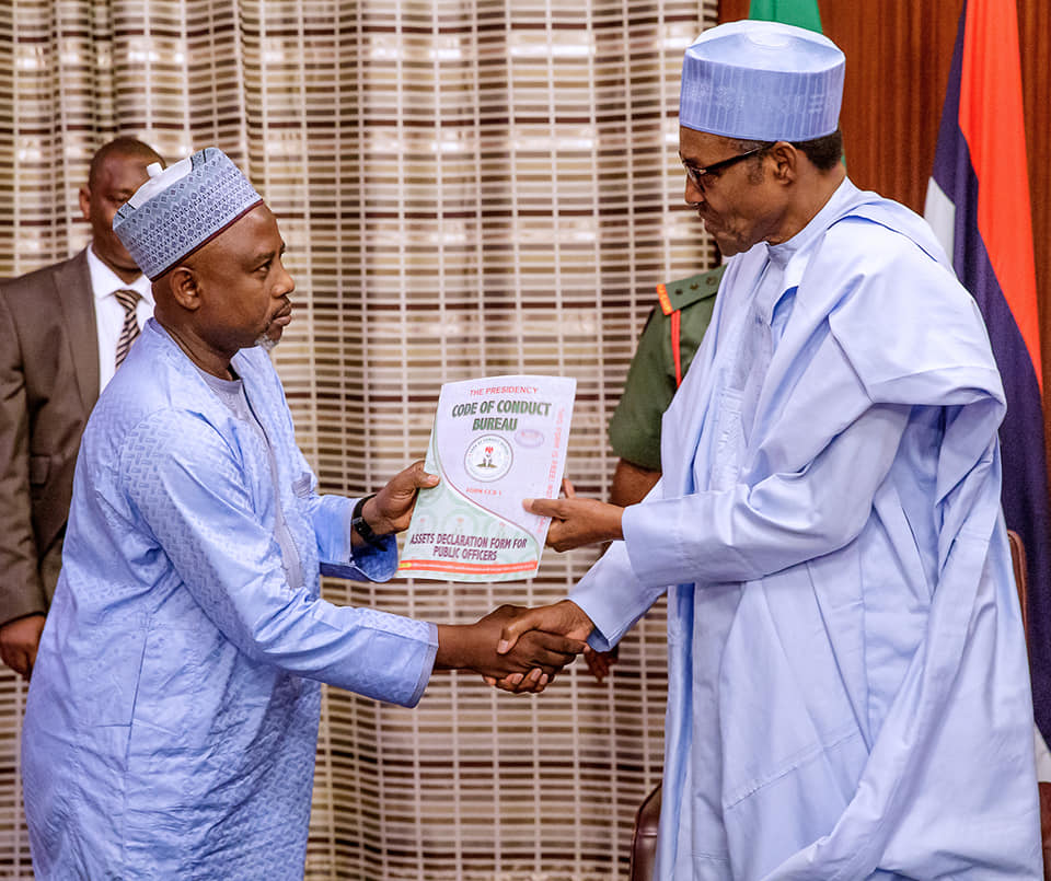 Buhari and CCB Chairman