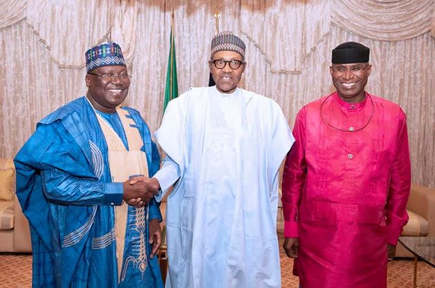 Buhari, Lawan, and Omo-Agege