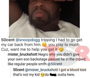 “I got blood test, that’s not my kid” – 50 cent disowns lookalike son